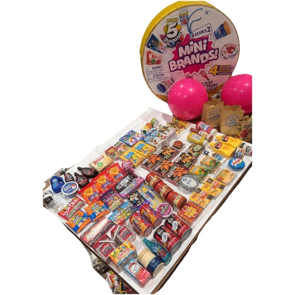 MASSIVE Zuru Mini Brands Collector’s Lot 100+ Pieces 4 Super Rare Gold Items
